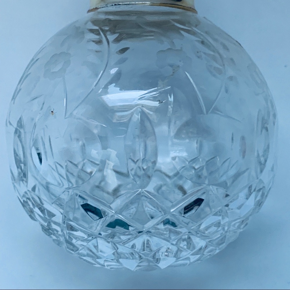Rogaska Gallia Lead Crystal Ball Ornament